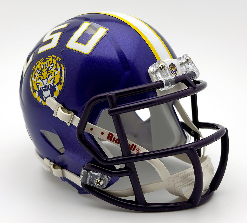 corsicana tiger football helmet LSU Tigers (Alternate 1) Mini Football Helmet — T-Mac Sports