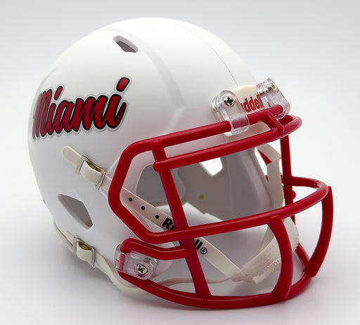 big ten miniature football helmets Miami (OH) (Alternate 10) Redhawks Mini Football Helmet — T-Mac Sports