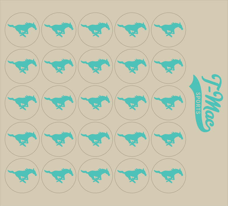 Mustang Mini Award Decals