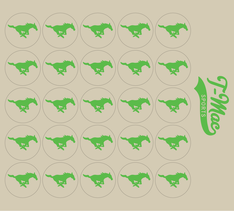 Mustang Mini Award Decals