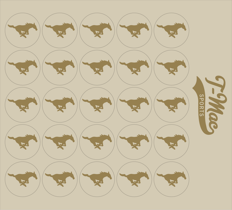 Mustang Mini Award Decals