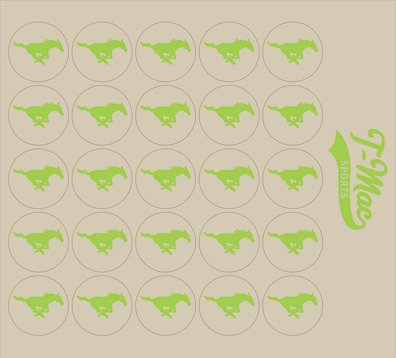 Mustang Mini Award Decals
