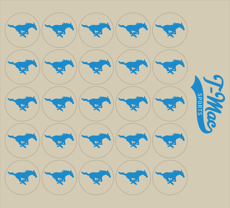 Mustang Mini Award Decals