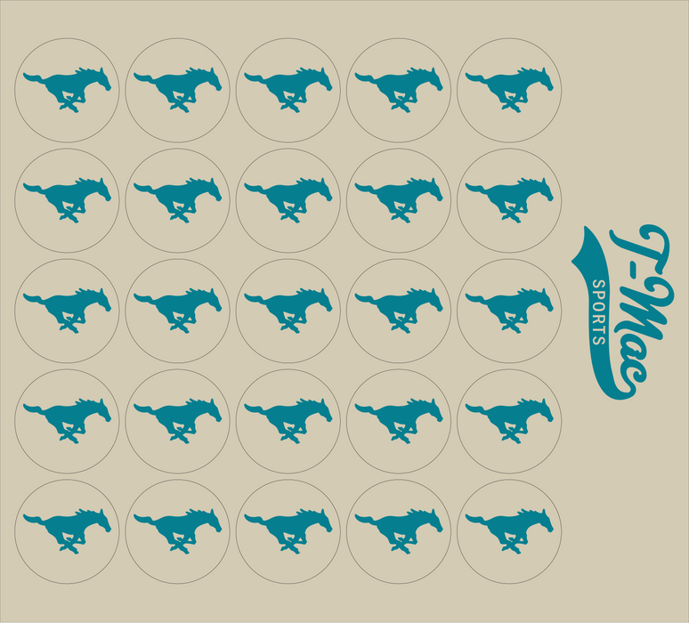 Mustang Mini Award Decals