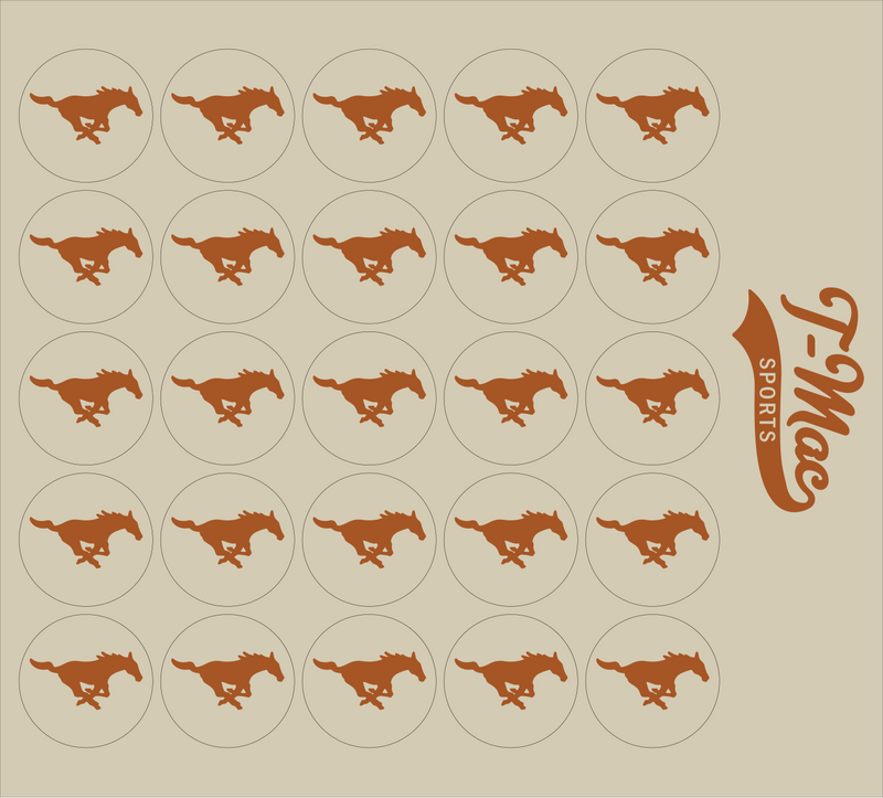 Mustang Mini Award Decals