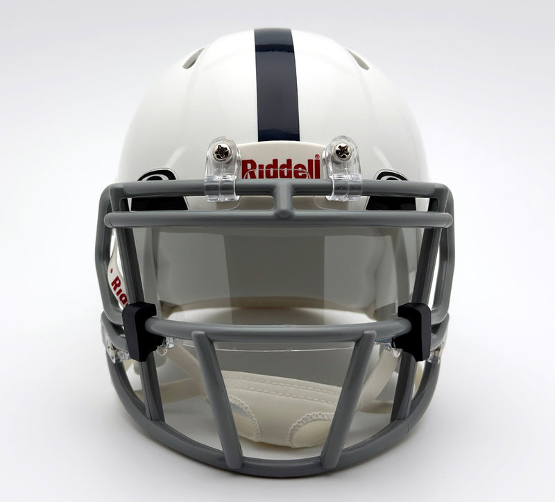 adidas football visors helmets Mini Football Helmet Visor Oakley (O with Oakley underneath on each side) / UA Clips / Navy