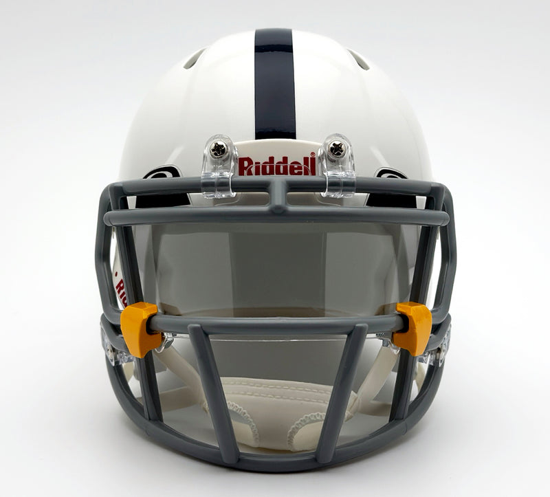 cheap football helmet visors Mini Football Helmet Visor Oakley (O with Oakley underneath on each side) / UA Clips / Navy