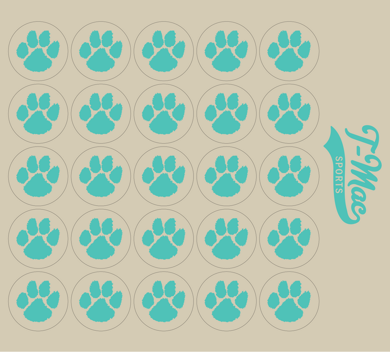 Paw Mini Award Decals