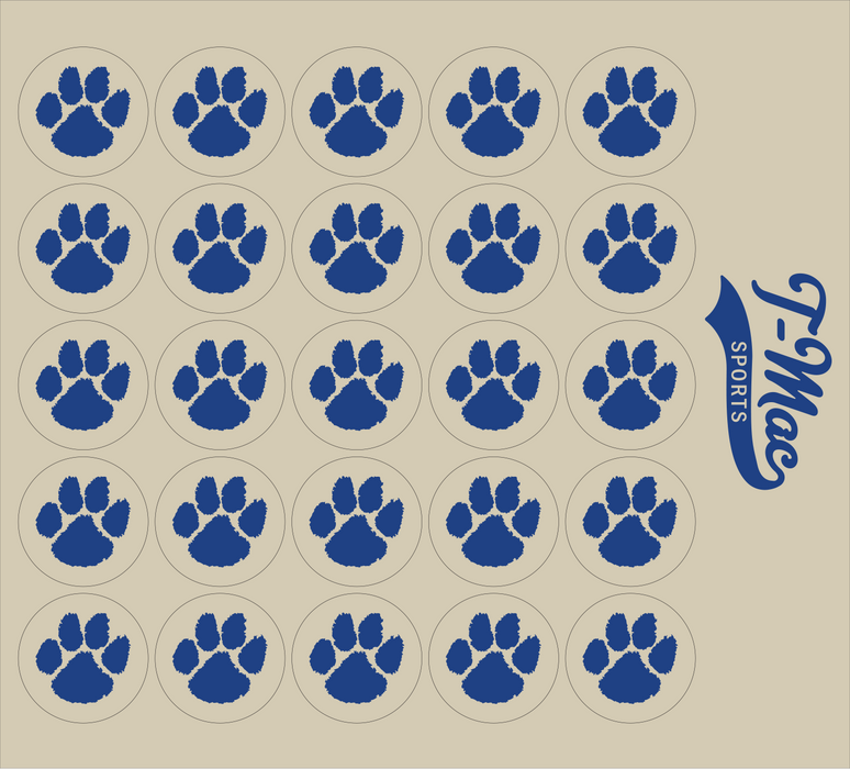 Paw Award Decals (Blue)