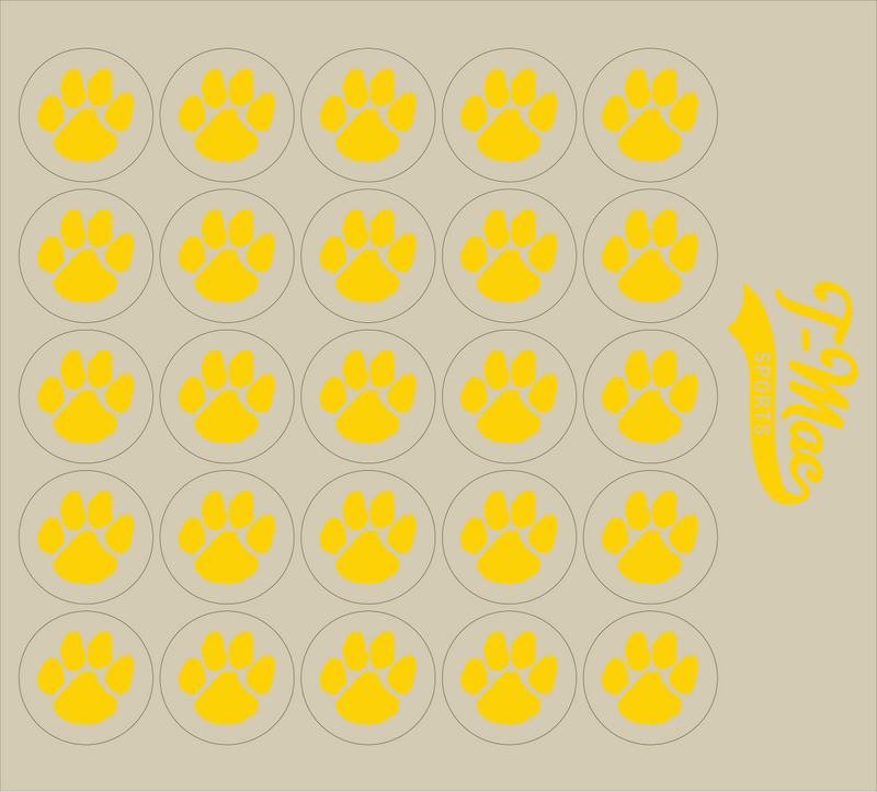 Paw Mini Award Decals