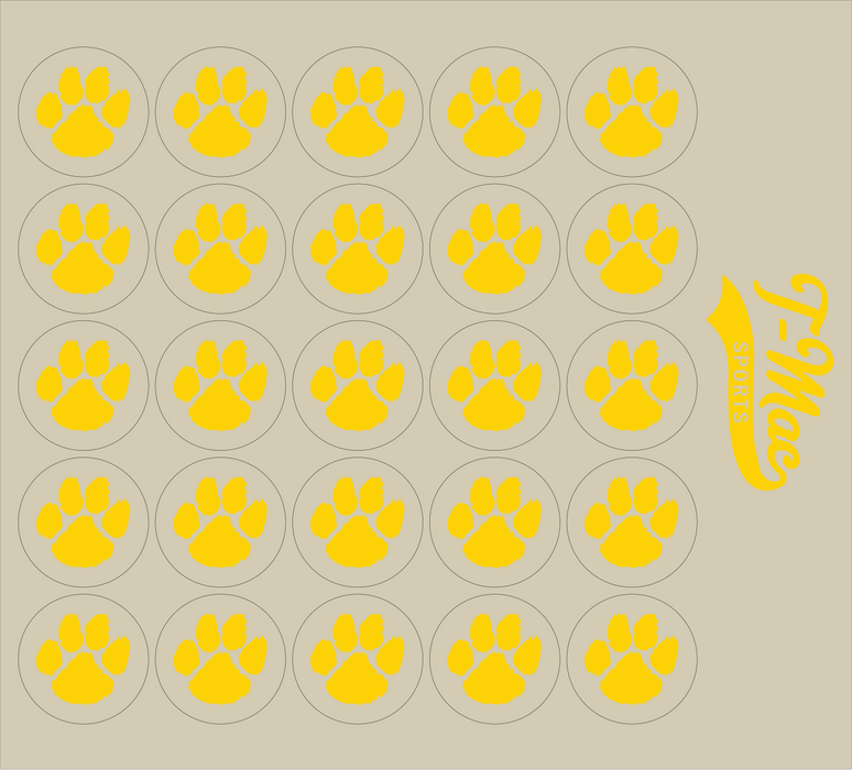 Paw Mini Award Decals