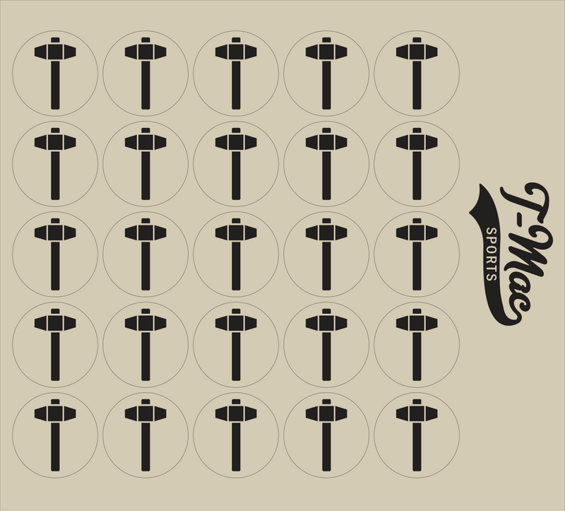 Sledgehammer Mini Award Decals