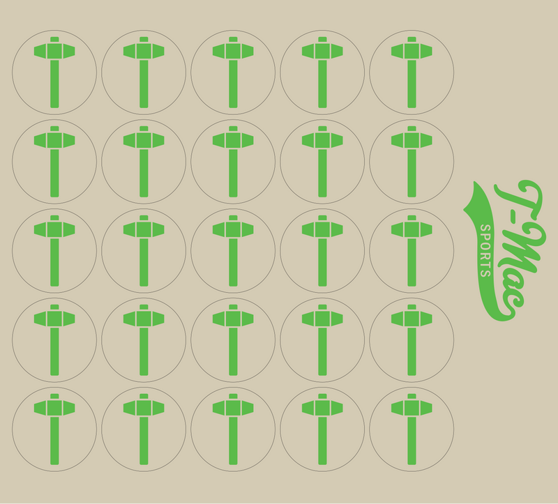 Sledgehammer Mini Award Decals