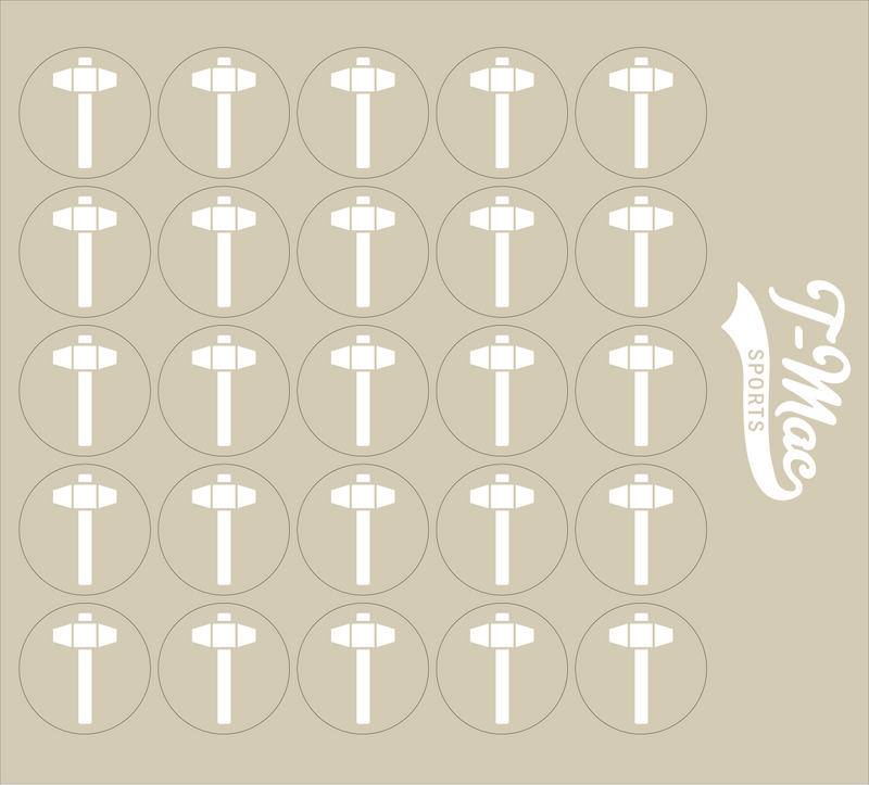 Sledgehammer Mini Award Decals