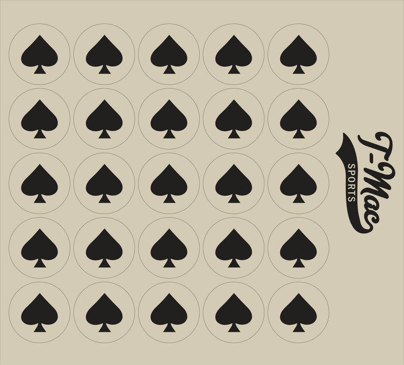 Spade Mini Award Decals
