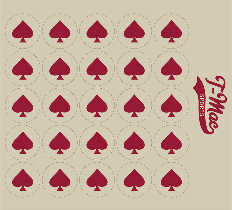 Spade Mini Award Decals