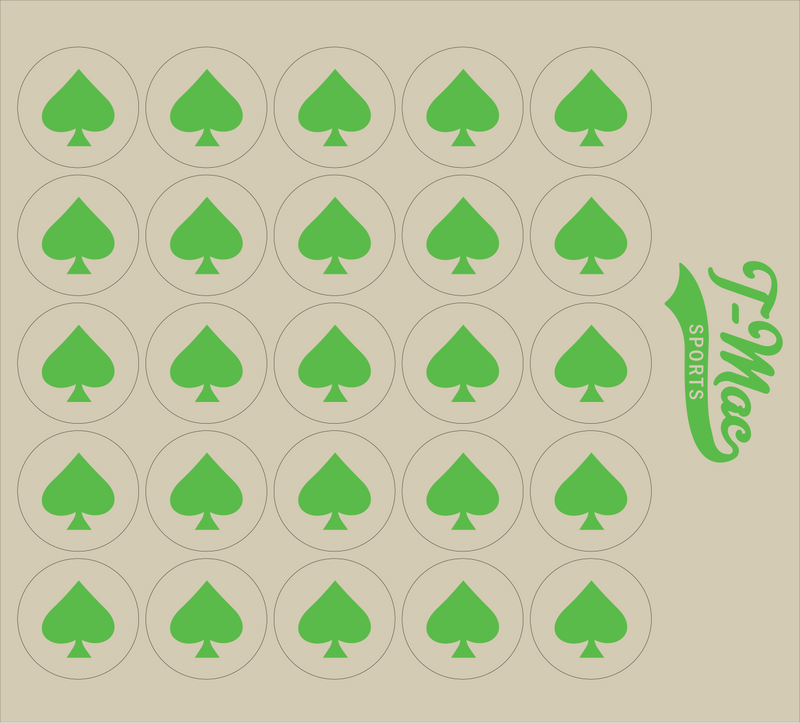 Spade Mini Award Decals