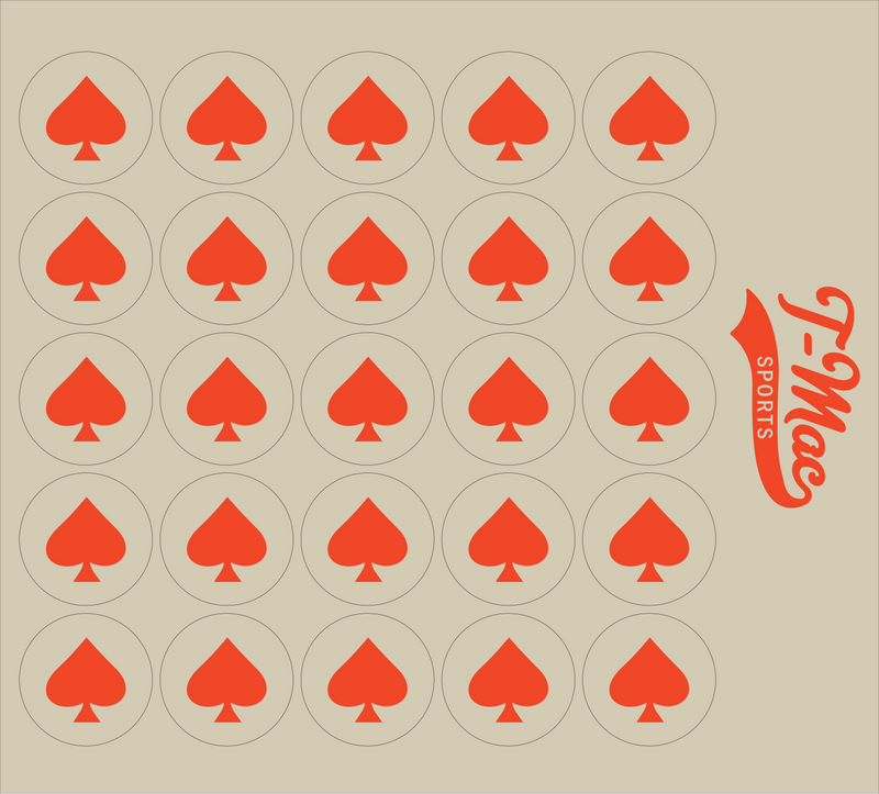 Spade Mini Award Decals