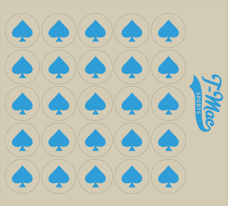Spade Mini Award Decals