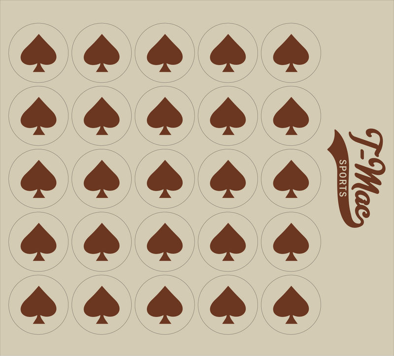 Spade Mini Award Decals