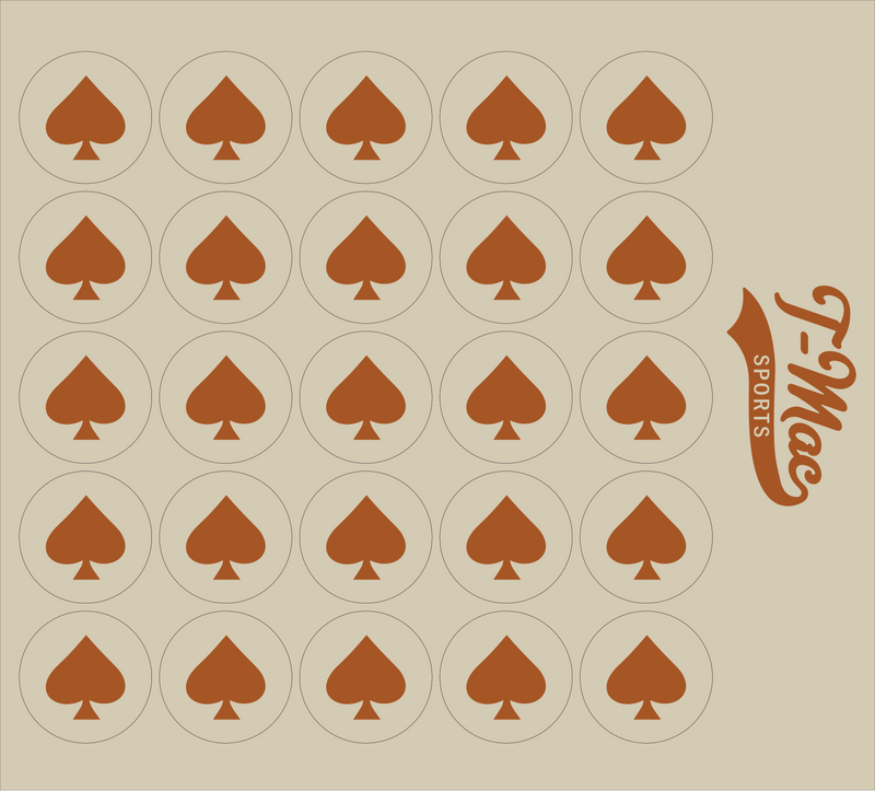 Spade Mini Award Decals