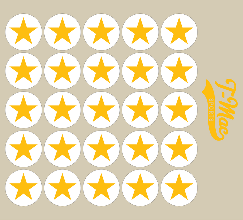 Star Mini Award Decals (2)