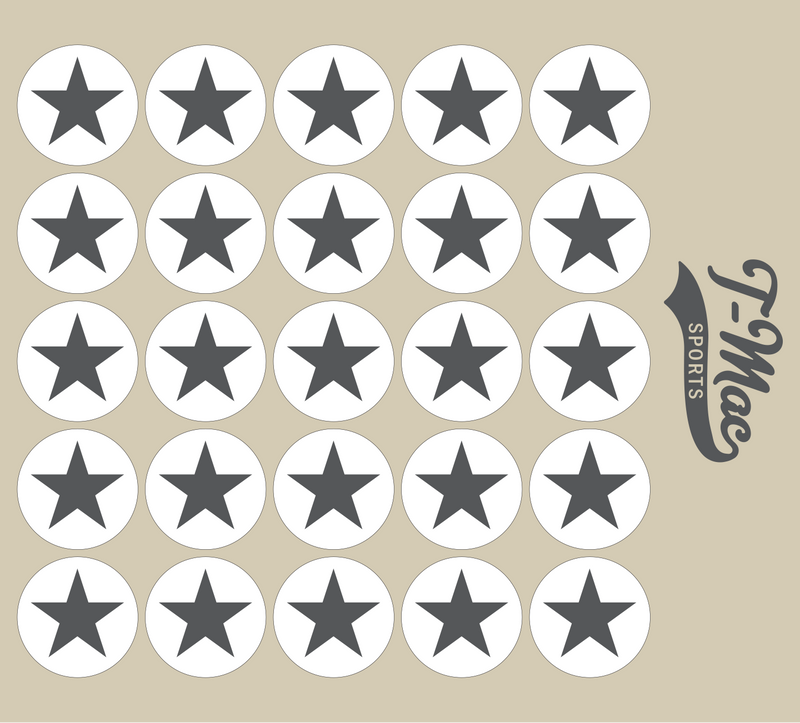 Star Mini Award Decals (2)