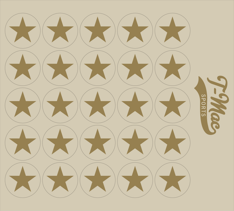 Star Mini Award Decals