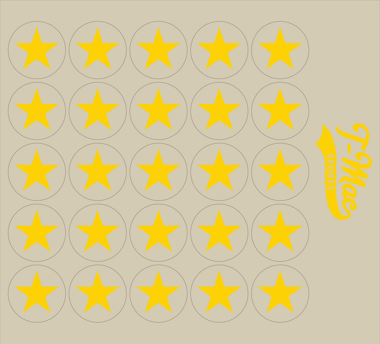 Star Mini Award Decals