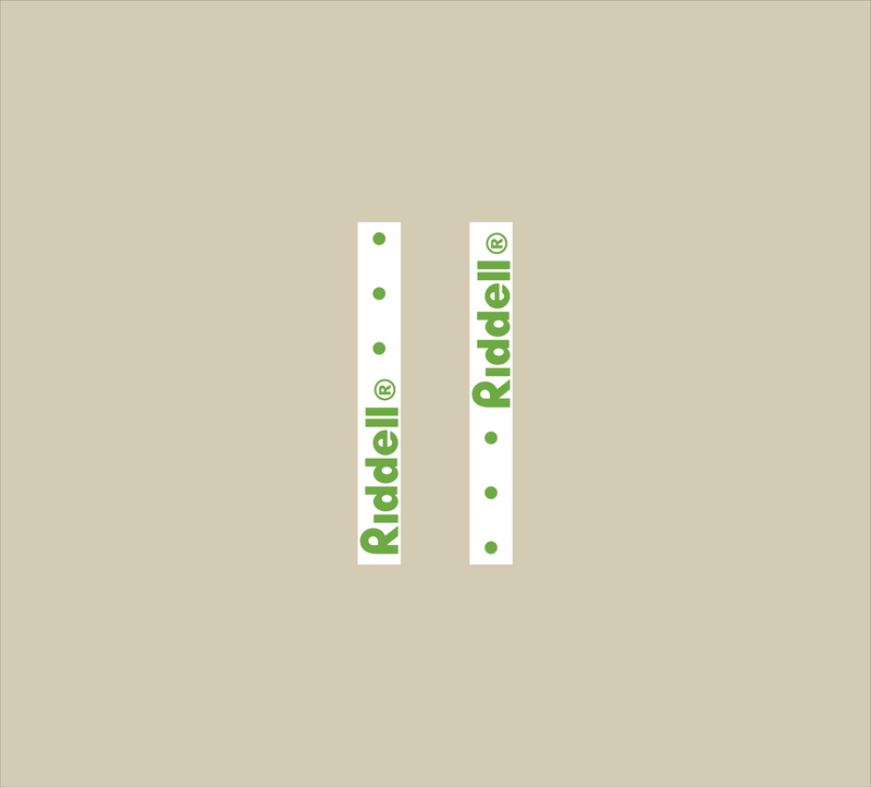 Mini Throwback Helmet Chinstrap Decal