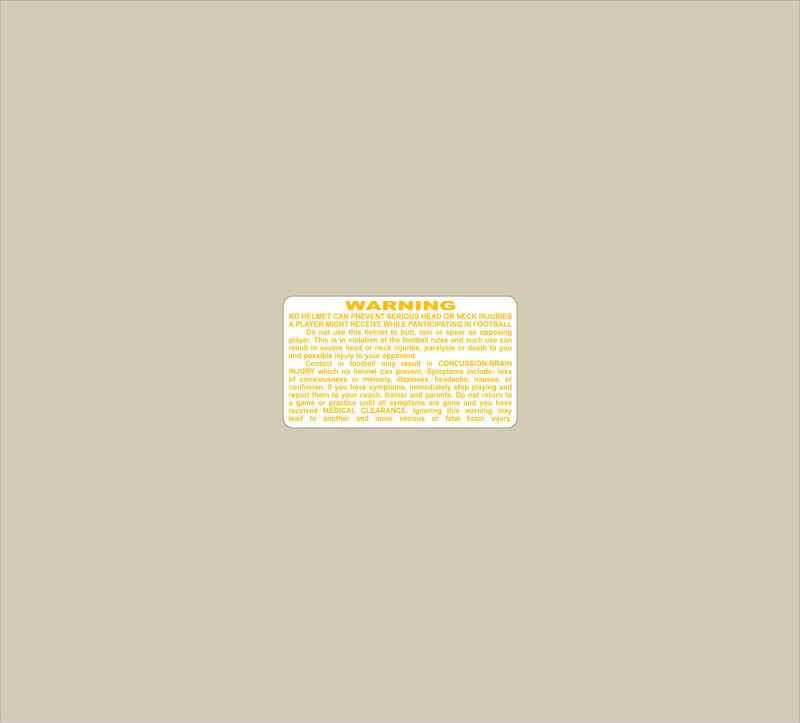 Mini Warning Label