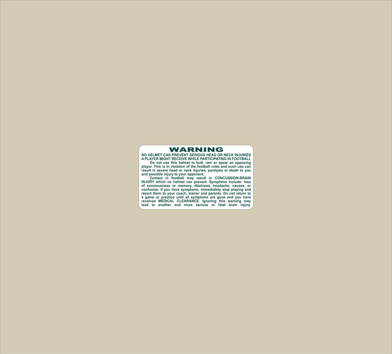 Mini Warning Label