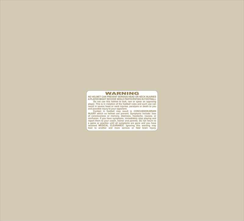 Mini Warning Label