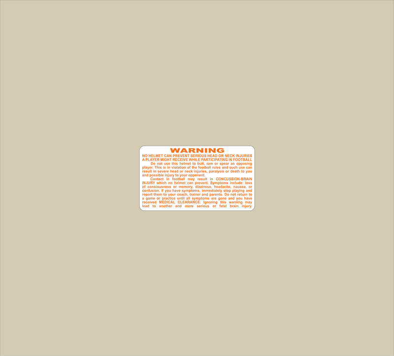 Mini Warning Label