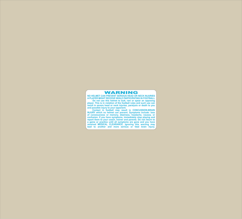 Mini Warning Label