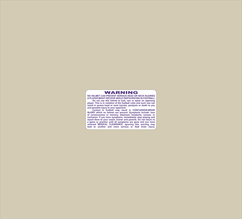 Mini Warning Label