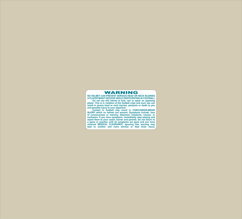 Mini Warning Label