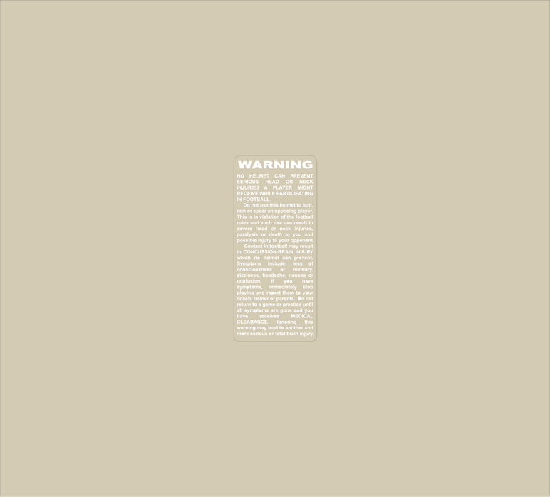 Mini Warning Label (Vertical)