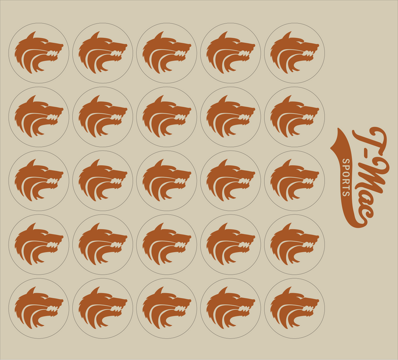 Wolf Mini Award Decals