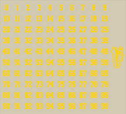 Wolverines Mini Numbers