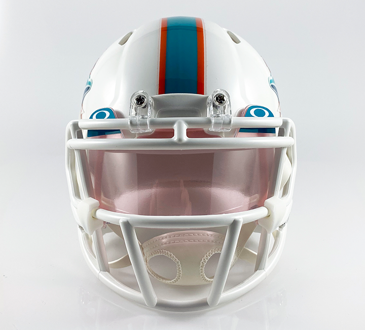 Mini helmet online visor insert