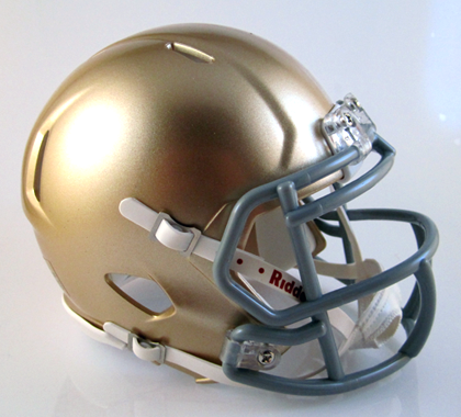 Notre Dame (Portsmouth), Mini Football Helmet - T-Mac Sports