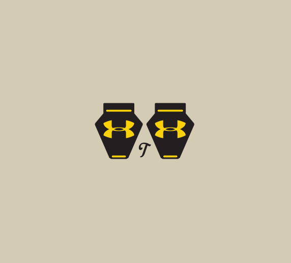 Mini UA Clip Decals, Mini Visor Clip Decals - T-Mac Sports