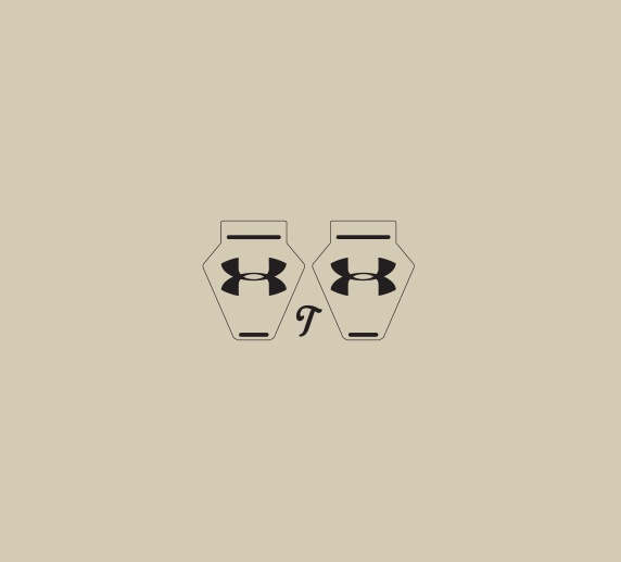 Mini UA Clip Decals, Mini Visor Clip Decals - T-Mac Sports