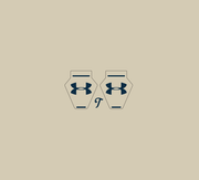 Mini UA Clip Decals, Mini Visor Clip Decals - T-Mac Sports
