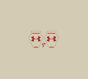 Mini UA Clip Decals, Mini Visor Clip Decals - T-Mac Sports