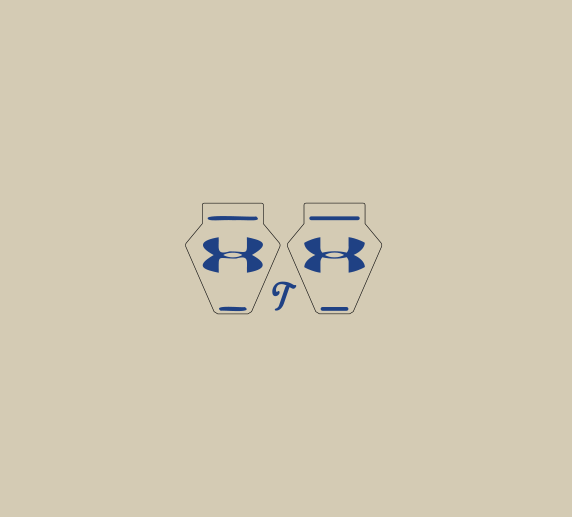 Mini UA Clip Decals, Mini Visor Clip Decals - T-Mac Sports