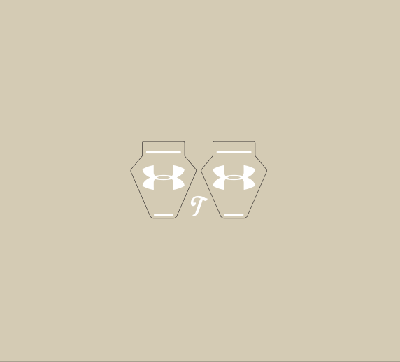 Mini UA Clip Decals, Mini Visor Clip Decals - T-Mac Sports