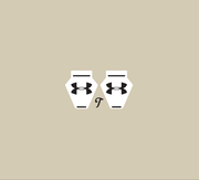 Mini UA Clip Decals, Mini Visor Clip Decals - T-Mac Sports