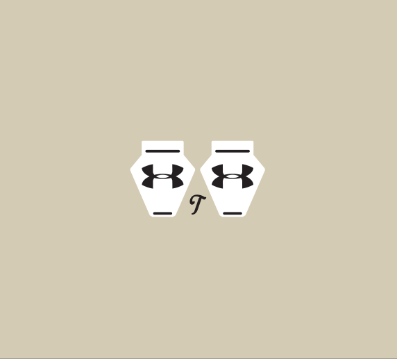 Mini UA Clip Decals, Mini Visor Clip Decals - T-Mac Sports
